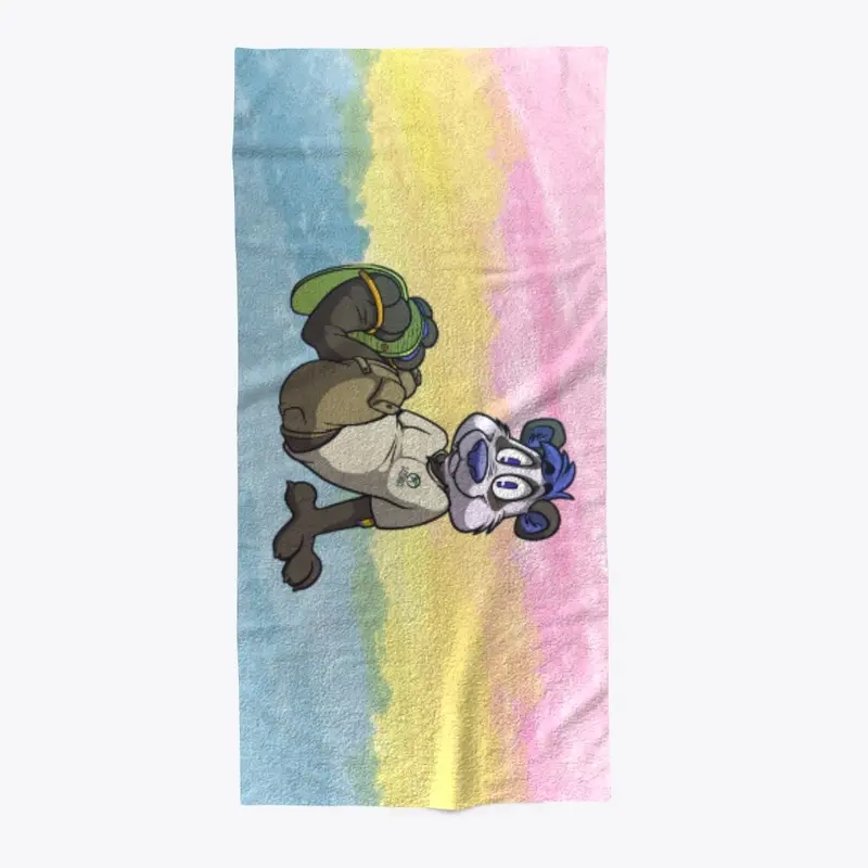 Pan-Duh Beach Towel